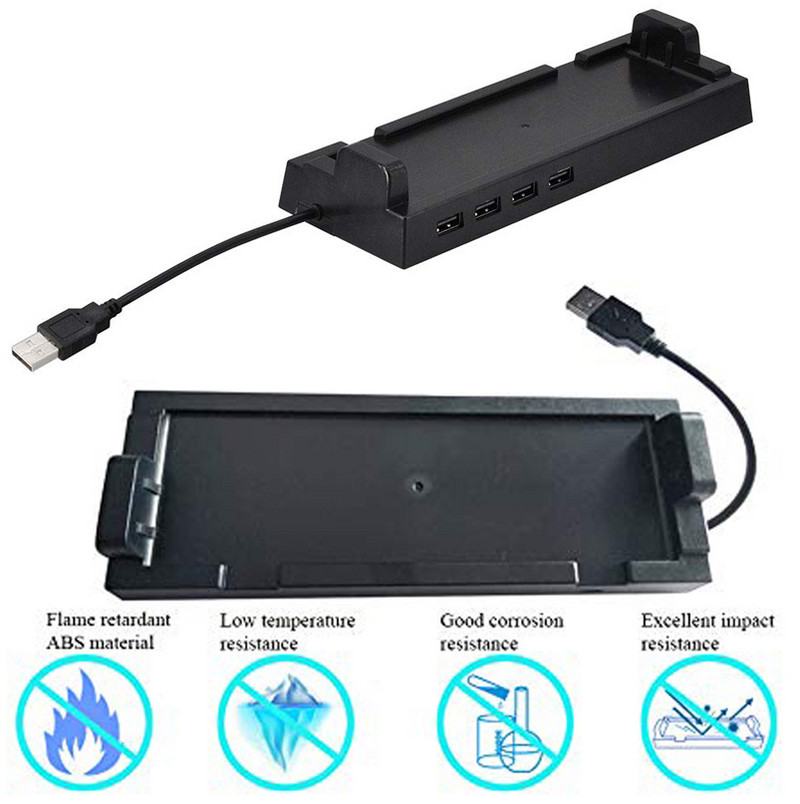 5V / 2A USB 2.0 Hub Transmission Base Dock 4 USB priključka Eksterni razdjelnik Adapter za proširenje Stalak za Nintendo Switch igraću konzolu
