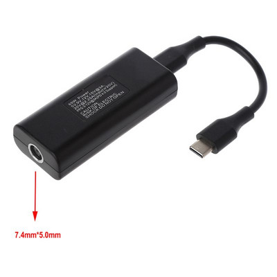 65 W-os mini tápegység egyenáramú adapter töltőcsatlakozó USB típusú C átalakító Lenovo Hp Asus laptop számítógép-tartozékokhoz
