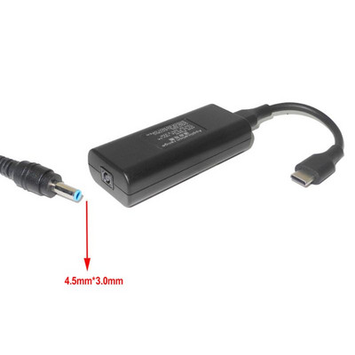 65 W-os mini tápegység egyenáramú adapter töltőcsatlakozó USB típusú C átalakító Lenovo Hp Asus laptop számítógép-tartozékokhoz