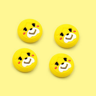 Animal Crossing Bear Leaf Pad Thumb Stick Grip Cap Cap Joystick Cover Za Nintendo Switch NS Lite Joy-Con Controller Torbica Thumbstick
