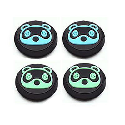Animal Crossing Bear Leaf Pad Thumb Stick Grip Cap Cap Joystick Cover Za Nintendo Switch NS Lite Joy-Con Controller Torbica Thumbstick