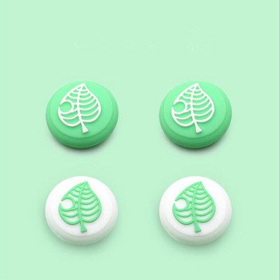 Animal Crossing Bear Leaf Pad Thumb Stick Grip Cap Cap Joystick Cover Za Nintendo Switch NS Lite Joy-Con Controller Torbica Thumbstick