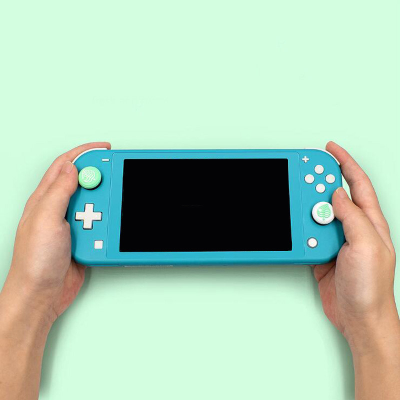 Animal Crossing Bear Leaf Pad Thumb Stick Grip Cap Cap Joystick Cover Za Nintendo Switch NS Lite Joy-Con Controller Torbica Thumbstick