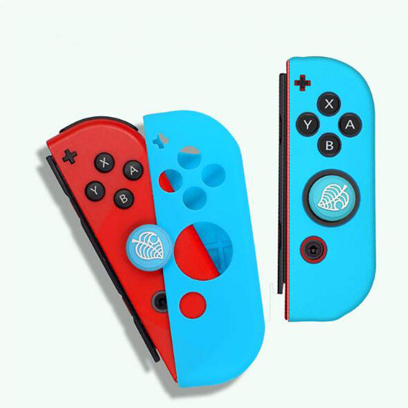 Animal Crossing Bear Leaf Pad Thumb Stick Grip Cap Cap Joystick Cover Za Nintendo Switch NS Lite Joy-Con Controller Torbica Thumbstick