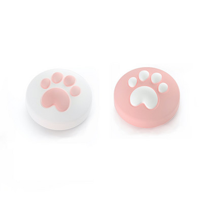 Ružičasta Sakura mačka silikonske analogne ručke za palac za palac za Nintend Switch/LITE NS JoyCon kontroler za palice za Joy Con STARO