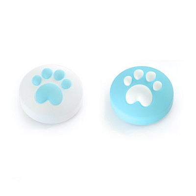 Ružičasta Sakura mačka silikonske analogne ručke za palac za palac za Nintend Switch/LITE NS JoyCon kontroler za palice za Joy Con STARO