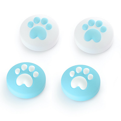 Ružičasta Sakura mačka silikonske analogne ručke za palac za palac za Nintend Switch/LITE NS JoyCon kontroler za palice za Joy Con STARO