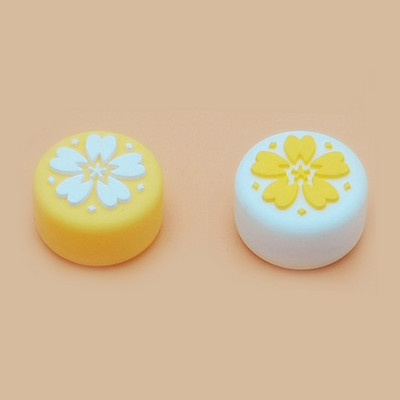 Ružičasta Sakura mačka silikonske analogne ručke za palac za palac za Nintend Switch/LITE NS JoyCon kontroler za palice za Joy Con STARO