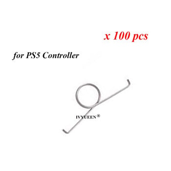 IVYUEEN 100 бр. R2 L2 Тригерни бутони Пружини за Dualshock 4 5 PS5 PS4 DS4 Pro Slim Controller Spring JDM 001 010 011 030 040