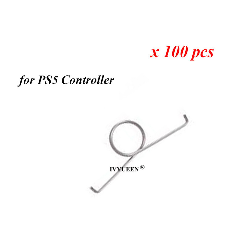 IVYUEEN 100 kom. R2 L2 Gumbi za okidanje Opruge za Dualshock 4 5 PS5 PS4 DS4 Pro Slim Controller Opruga JDM 001 010 011 030 040