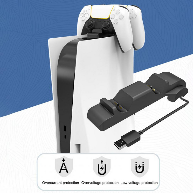 Dock za punjenje Brzo punjenje Dual Charging Port Portable Gamepad Punjačka stanica za Playstation 5 PS5