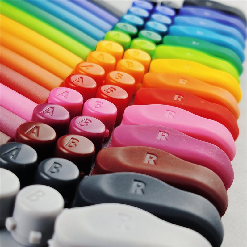 Butoane ABLR personalizate de înaltă calitate pentru butoanele originale GBA D-Pad pentru carcasă pentru ecranul GBA IPS LCD pentru Game Boy Advance