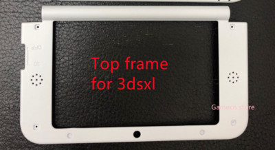Zamjenska školjka Kućište srednji ili gornji gornji plastični okvir Za 3DS XL za 3dsxl kućište kućište bijelo/crno