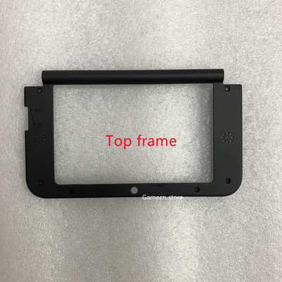 Zamjenska školjka Kućište srednji ili gornji gornji plastični okvir Za 3DS XL za 3dsxl kućište kućište bijelo/crno