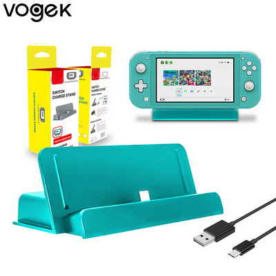 C-tüüpi USB laadimisaluse kiirlaadija Nintendo Switch Lite mängukonsooli laadija aluse hoidik N-Switch Lite dokijaama jaoks