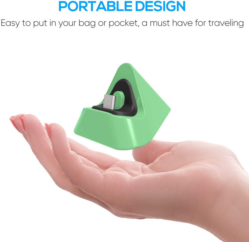 Nintendo Switch Lite konzolhoz, hordozható töltődokkoló, C típusú mini töltőállvány töltődokkolóhoz NS Lite NS-L Joypadhoz