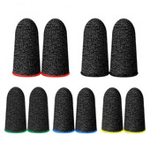 1 pora pirštų galiukų žaidimui PUBG rankovė, kvėpuojanti pirštinė, prakaitui atspari ir neslystanti telefono žaidimų pulto dangtelis, skirtas mobiliesiems įrenginiams