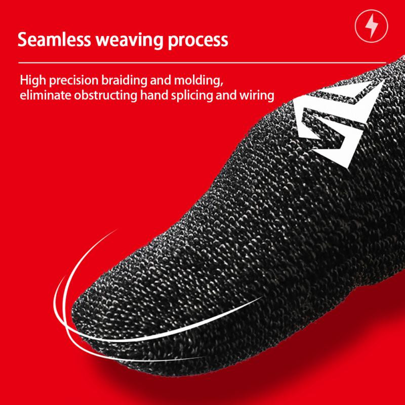 1 par vrhova prstiju za igru PUBG Sleeve Prozračna rukavica za prste Otporna na znojenje Protuklizna navlaka za gamepad za mobilni uređaj