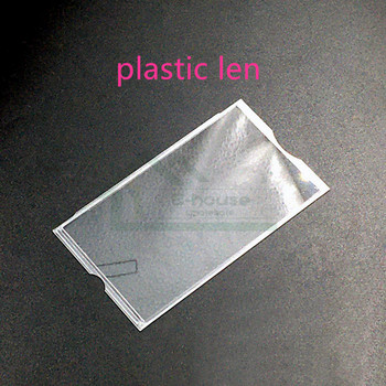 За PSP1000 2000 3000 LCD дисплей Пластмасов капак Len Панел за PSP конзола Преден капак Стъклен Len