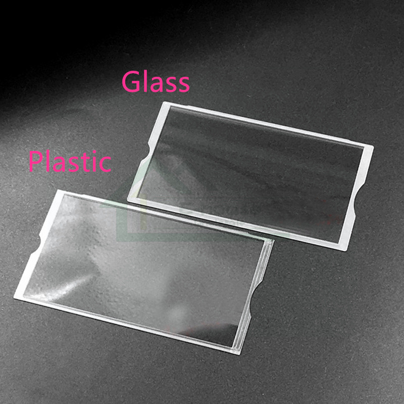 Pentru PSP1000 2000 3000 Ecran LCD Afișaj Capac din plastic Panou lentilă pentru Consolă PSP Carcasa frontală Len de sticlă