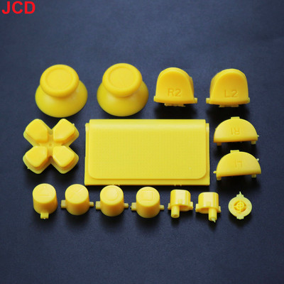 JCD 1 set 18 boja Cijeli set Joysticks D-pad R1 L1 R2 L2 Tipka za smjer AB XY Gumbi za PS4 Pro Slim JDS 040 JDM 040 Kontroleri