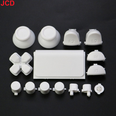 JCD 1 set 18 boja Cijeli set Joysticks D-pad R1 L1 R2 L2 Tipka za smjer AB XY Gumbi za PS4 Pro Slim JDS 040 JDM 040 Kontroleri