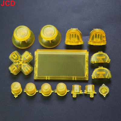 JCD 1 set 18 boja Cijeli set Joysticks D-pad R1 L1 R2 L2 Tipka za smjer AB XY Gumbi za PS4 Pro Slim JDS 040 JDM 040 Kontroleri