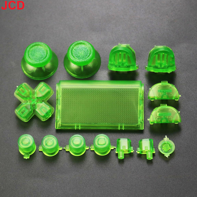 JCD 1 set 18 boja Cijeli set Joysticks D-pad R1 L1 R2 L2 Tipka za smjer AB XY Gumbi za PS4 Pro Slim JDS 040 JDM 040 Kontroleri