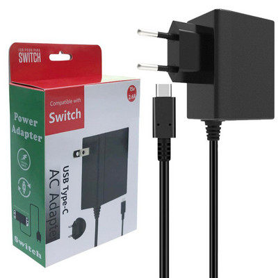 15 V 2,6 A slēdža lādētājs Nintendo Switch barošanas lādētāja kabeļa adapterim, ātrā lādētājs Nintendo slēdzim/slēdžam Lite/Switch OLED