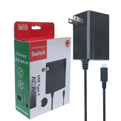 15 V 2,6 A slēdža lādētājs Nintendo Switch barošanas lādētāja kabeļa adapterim, ātrā lādētājs Nintendo slēdzim/slēdžam Lite/Switch OLED