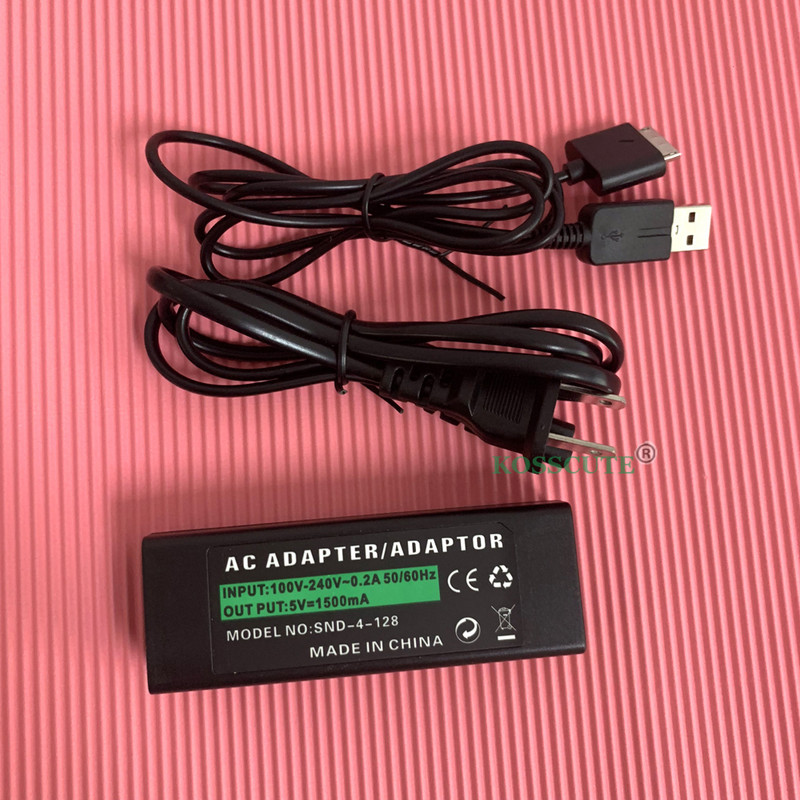 EU/US utikač 5V kućni zidni USB punjač Napajanje AC adapter za Sony PlayStation Portable PSP Go pspgo Kabel za punjenje Podatkovni kabel