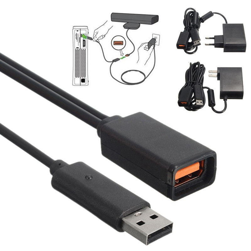 Adapter Punjač Dock za punjenje baterije za X Box Xbox 360 Kinect Adapter napajanja Kontroler kontrolne jedinice napajanja Konzola Prijenosna