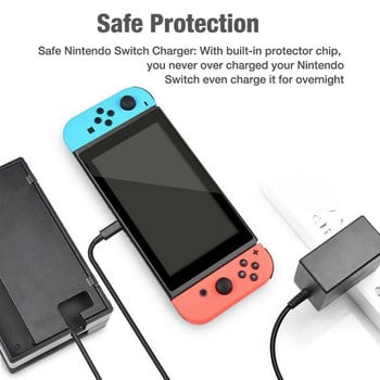 За Nintend Switch Game Console Adapter Charging USB Type C Power Supply Supply Charger