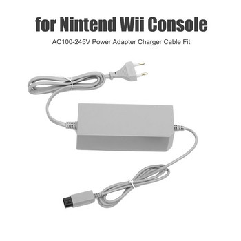 Αντάπτορας φόρτισης εναλλασσόμενου ρεύματος για κονσόλα Nintendo Wii Αντικατάσταση βύσματος 100-245V οικιακής χρήσης τοίχου για κονσόλα Nintendo Wii