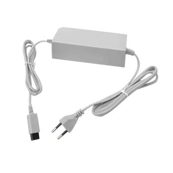Адаптер за променливотоково зарядно устройство за конзола Nintendo Wii US/EU Смяна на щепсел 100-245V Захранване за стена за дома за конзола Nintend Wii