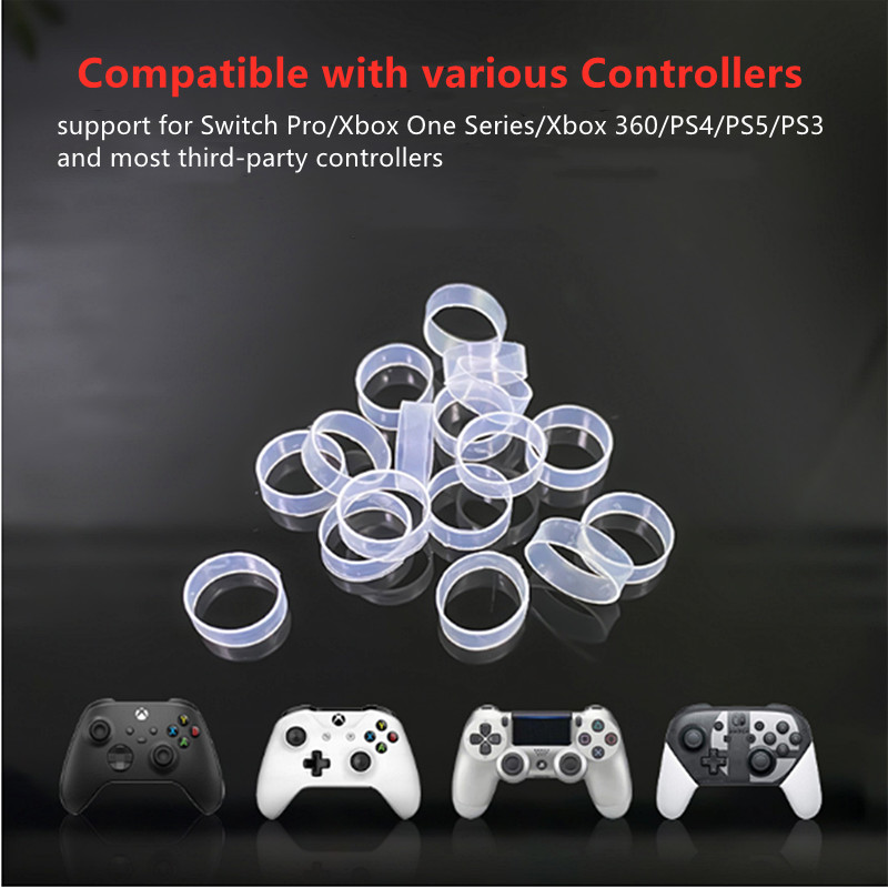 4PCS Zaštitni silikonski prsten za joystick za XBOX One PS4 PS3 Ultra-tanak gumeni poklopac za joystick otporan na habanje za Switch PRO XBOX 360