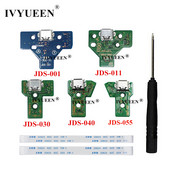 IVYUEEN za Playstation 4 PS4 Pro Slim Controller utičnica za punjenje, strujna ploča s 12 14 pinskim strujnim fleksibilnim vrpčastim kabelom