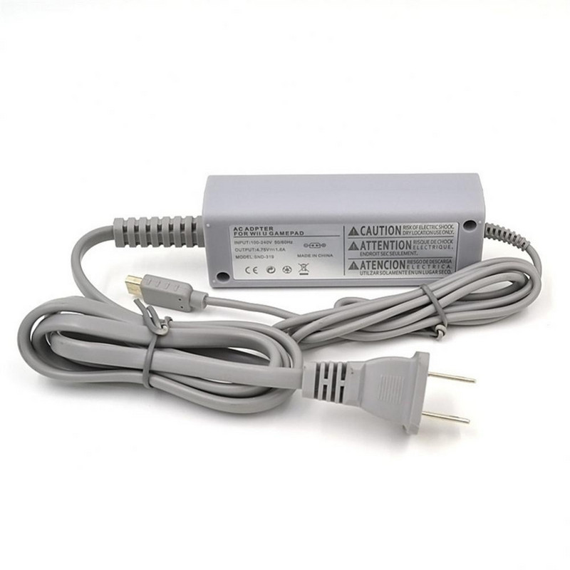 Nabavka US EU adapter za utikač za Wii U kontroler Punjači AC adapter za punjač za Wii U Gamepad 100-240 V Kućno zidno napajanje