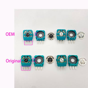 30PCS Original ή OEM για XBOX ONE Αναλογικά 3D Joysticks Mini Switch Axis Resistors for Playstation 4 PS 5 PS4 Slim Controller