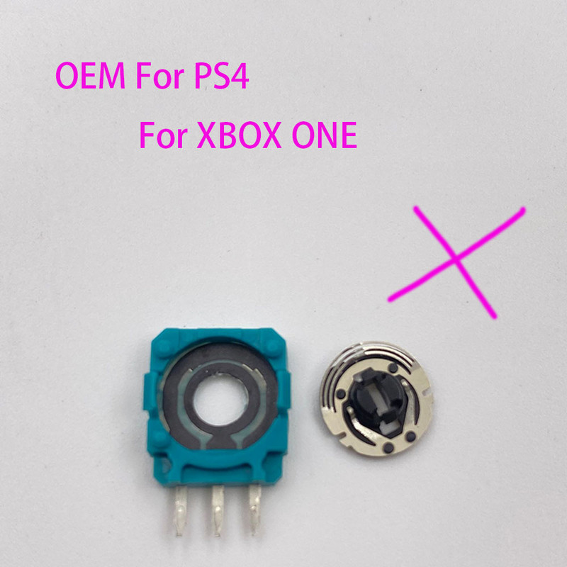 30 DB Eredeti vagy OEM XBOX ONE Analóg 3D Joystick Mini Switch Axis Ellenállások Playstation 4 PS 5 PS4 Slim Controllerhez