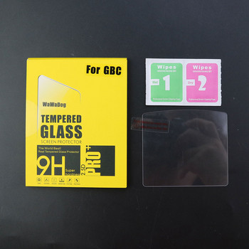 JCD Закалено стъкло против надраскване за Gameboy Advance GBA за Gameboy Цвят GB GBC GBP GBA SP Конзола Защитно фолио за екран