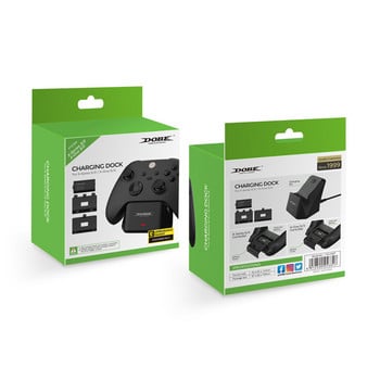 Φορτιστής χειριστηρίου με μπαταρία TYX-0608 και 2 κάλυμμα μπαταριών που περιλαμβάνεται αντάπτορας φορτιστή για Xbox Series Xbox one/Xbox Series X/S