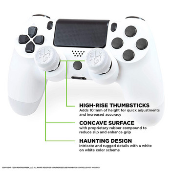 2 τμχ Καλύμματα επέκτασης χειρός για χειριστήριο PS4 PS5 Performance Thumb Grips High Rise Covers για αξεσουάρ Playstation 4 ps5