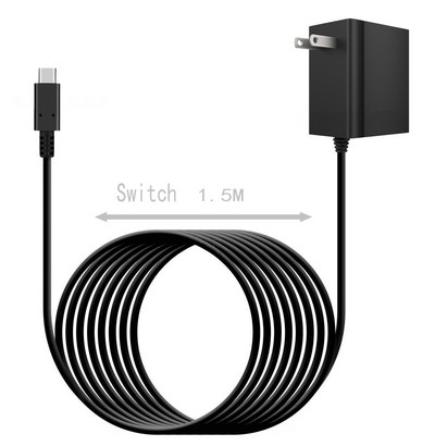 Eu/us Plug kintamosios srovės adapterio įkroviklis, skirtas Nintend Switch Oled Travel Home Charging USB Type C Maitinimo šaltinis Nintend Switch 15V 2.6A