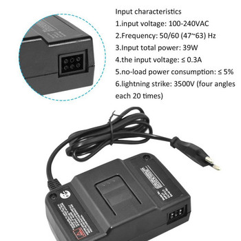 За Nintendo N64 AC адаптер Зарядно устройство Nintendo 64 Регулаторен захранващ адаптер Захранващ кабел Кабел за зареждане Зарядно устройство Захранване