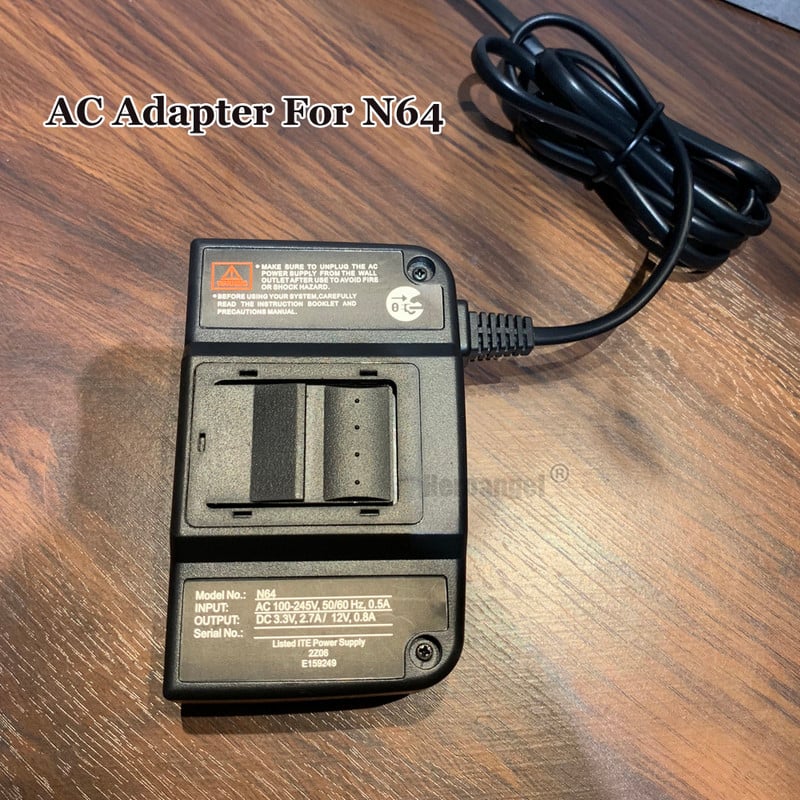 Za Nintendo N64 AC adapter, punjač Nintendo 64 Regulatorni strujni adapter, kabel za napajanje, punjač, napajanje
