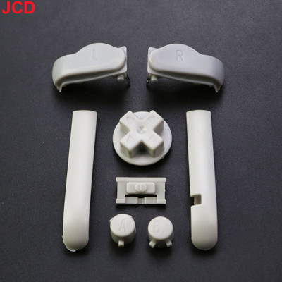 JCD 1 set visokokvalitetnih AB šarenih LR tipki Tipkovnice za Gameboy Advance tipke Okvir za GBA D jastučići Power ON OFF tipke