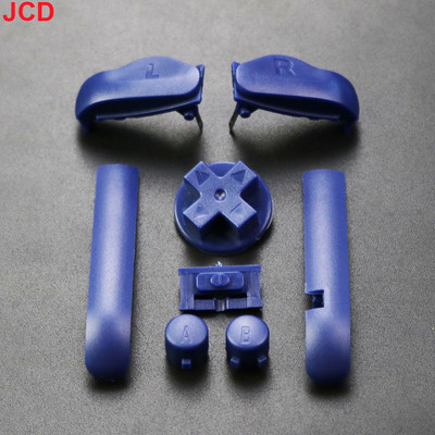 JCD 1 set visokokvalitetnih AB šarenih LR tipki Tipkovnice za Gameboy Advance tipke Okvir za GBA D jastučići Power ON OFF tipke
