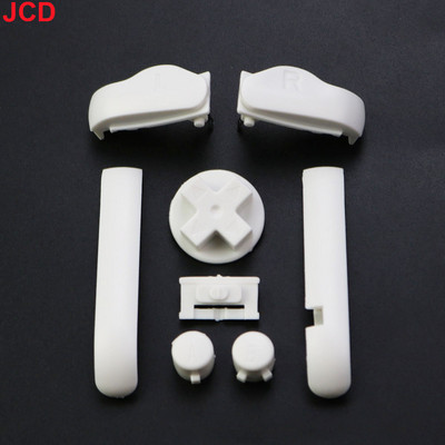 JCD 1 set visokokvalitetnih AB šarenih LR tipki Tipkovnice za Gameboy Advance tipke Okvir za GBA D jastučići Power ON OFF tipke