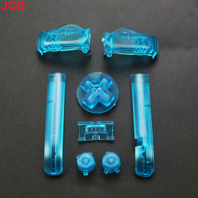 JCD 1 set visokokvalitetnih AB šarenih LR tipki Tipkovnice za Gameboy Advance tipke Okvir za GBA D jastučići Power ON OFF tipke